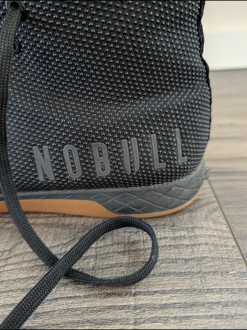 NOBULL Black High-Top Training Shoes with Gum Sole - Picture 3 of 7
